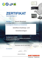 Fachseminar Satelliten Empfangs- und Verteileranlagen, Dennis Brosinski