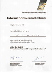Informationsveranstaltung WEVG/ZVEH "Potenzialausgleich und Erdung von Rohrleitungen", Dennis Brosinski